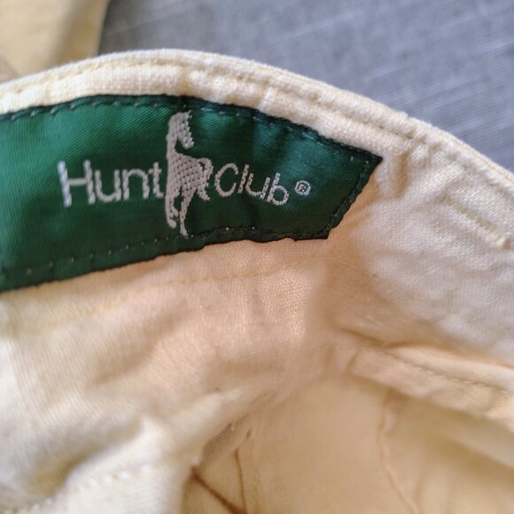 VINTAGE Hunt Club Shorts Women's Size 16 Pastel Linen Cotton Pleated Bermudas - Picture 8 of 10